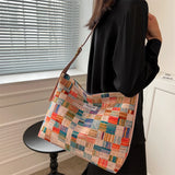 Waterproof Floral Shopping Bag for Women