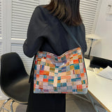 Waterproof Floral Shopping Bag for Women