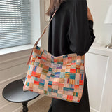 Waterproof Floral Shopping Bag for Women