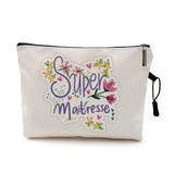 Floral Maitresse Astem Print Cosmetic Bags