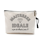 Floral Maitresse Astem Print Cosmetic Bags