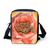Flower Animal Women Mini Cross-body Bag Casual Messenger Bags