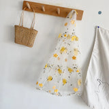 Flower Embroidery Hand Bag Organza Casual Foldable Recycle Shopping Bag