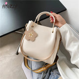 Flower Ladies Handbag Large Capacity Shoulder Bag
