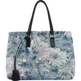 Flower Oil Painting Tote Bag Winter Canvas Women's Handbag