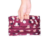 Flower Pattern Shoes Storage Bag Travel Slippers Organizer