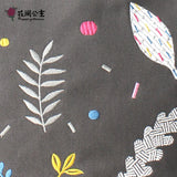 Women's Embroidered Canvas Shoulder Bag Large Capacity Lightweight Handbag