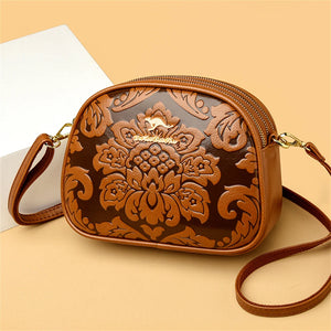 Flower Print Small Handbags and Purses Shoulder Crossbody Sac