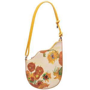 Flower Printing Women's Shoulder Bag Gothic Handbags Mini Lipstick