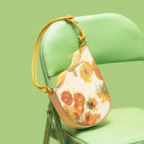 Flower Printing Women's Shoulder Bag Gothic Handbags Mini Lipstick