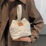 Flower Quilted Ladies Handbags Chain Tote Bag Crossbody Shopping Purse