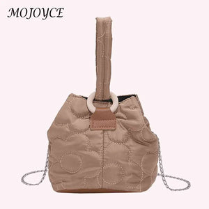 Flower Quilted Women Messenger Bag Chain Female Tote Bag Lightweight