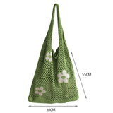 Flower Reusable Shopping Bags Portable Net Bag Fruit Vegetable Storage