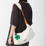 Flower Shoulder Bags for Women High Nylon Hobos Purse Sling Travel