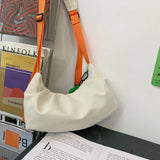 Flower Shoulder Bags for Women High Nylon Hobos Purse Sling Travel