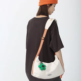 Flower Shoulder Bags for Women High Nylon Hobos Purse Sling Travel