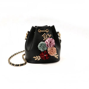 Small Crossbody Bag for Women Ladies Bucket Chain Messenger Bag