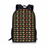 Flower Turtle Printing Women Backpack Girls School Bags Laptop mochila