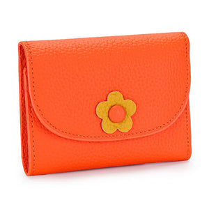 Flower Women's Wallet Short Coin Purse Card Holder Small Money Bag Clutch