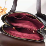 Flower Handbag Retro Large-Capacity Western Shoulder Bag