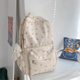 Flower & Bear Pendant Backpack