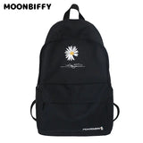 Flowers Women Backpack Teenagers School Bags Nylon Travel Bags