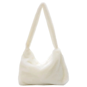 Fluffy Shoulder Messenger Bag Soft Crossbody Bags Women Totes Bags