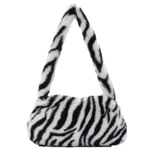 Fluffy Shoulder Messenger Bag Plush Soft Crossbody Bags Women Totes Bags