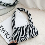 Plush Soft Shoulder Messenger Bag Casual Crossbody