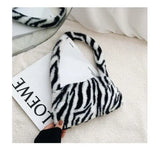Plush Soft Shoulder Messenger Bag Casual Crossbody