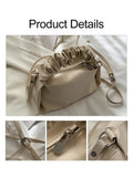 Small PU Leather Crossbody Sling Bag for Women