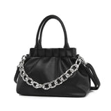 Women Shoulder Bags Lady Handbags Purse PU leather Thick chain Clouds Crossbody