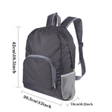 Foldable Backpack Men Waterproof Travel Climbing Bag Nylon Nurse Pattern Hiking