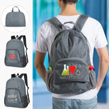 Foldable Backpack Men Waterproof Travel Climbing Bag Nylon Nurse Pattern Hiking
