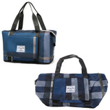 Foldable Duffle Bag for Travel with Shoes Compartment