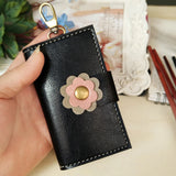 Flower Hasp Keychain Wallet for Women