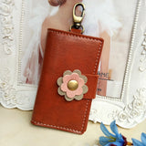 Flower Hasp Keychain Wallet for Women
