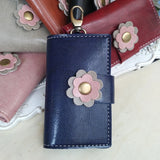 Flower Hasp Keychain Wallet for Women