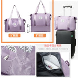 Large Capacity Ladies Gym Bag Shoulder Bag Yoga Sports Messenger Bag