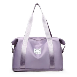 Large Capacity Ladies Gym Bag Shoulder Bag Yoga Sports Messenger Bag