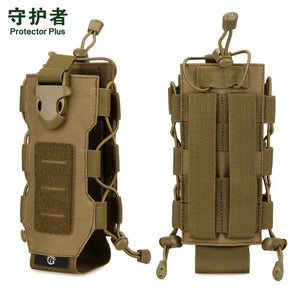 Foldable Molle Kettle Holder Bag Tactical Water Bottle Pouch