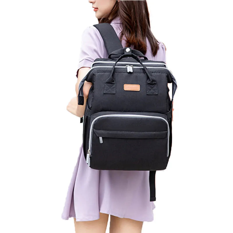 Foldable Mommy Bag Baby Bed Multifunction Backpack