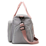 Foldable Sports Bag with Shoes Compartment Yoga Duffel Bag Waterproof