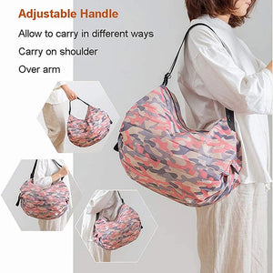 Camouflage Foldable Storage Bag with Handle Portable Travel Handbags