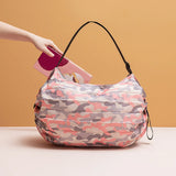 Camouflage Foldable Storage Bag with Handle Portable Travel Handbags