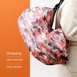 Camouflage Foldable Storage Bag with Handle Portable Travel Handbags