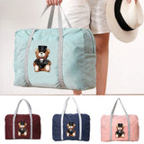 Waterproof Foldable Travel Bag Large Capacity Nylon Luggage Tote Portable Handba