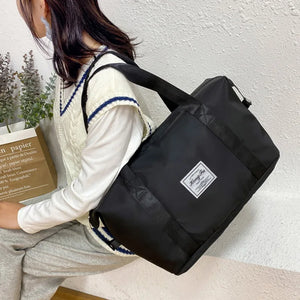 Foldable Travel Wet Dry Separation Handbag Large Capacity Tote Bag