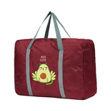 Avocado Kitten Pattern Travel Clothing Storage Bag