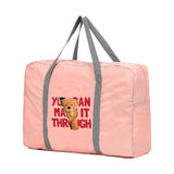 Bear Pattern Duffle Bag Travel Organizer